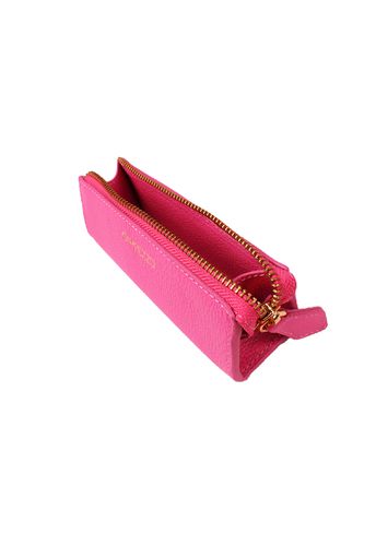 Estojo Gloss Couro Rosa Chiclete 