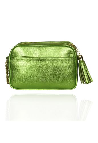 Bolsa Mini Lobby Lima Metalizado