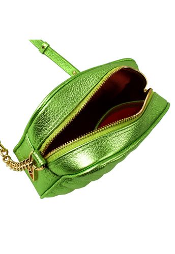 Bolsa Mini Lobby Lima Metalizado