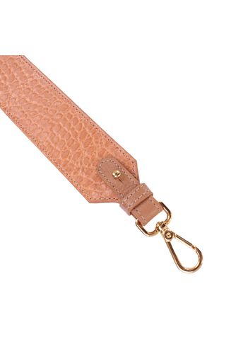 Alça Avulsa Couro Camel Croco