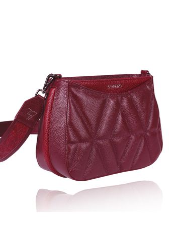 Bolsa Dayana Couro Marsala c/ Vinho
