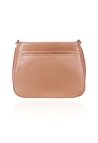 Bolsa Dayana Couro Nude c/ Camel