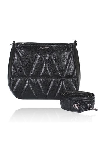 Bolsa Dayana Couro Preto | Sob Encomenda