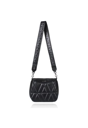 Bolsa Dayana Couro Preto | Sob Encomenda