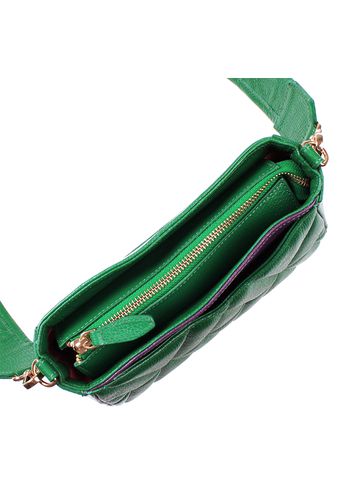 Bolsa Dayana Couro Bandeira c/ Roxo
