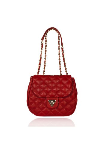 Bolsa Marilyn Couro Vermelho