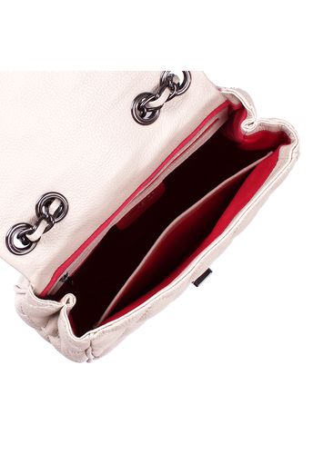 Bolsa Marilyn Couro Off White