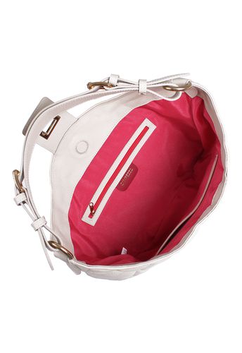 Bolsa Sarah Couro Off White