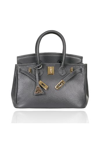 Bolsa Meryl Couro Carbono