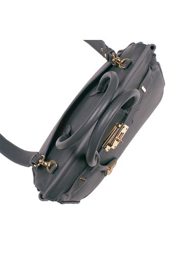 Bolsa Meryl Couro Carbono