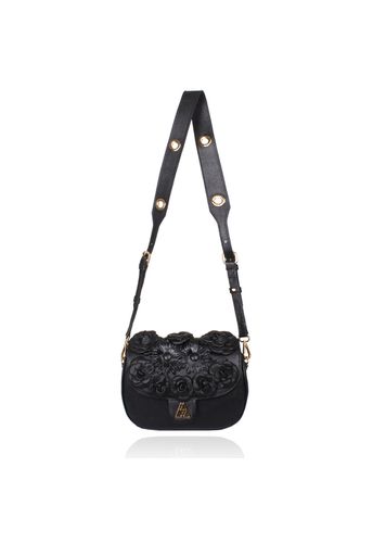 Bolsa Andy Flowers Preto | Sob Encomenda