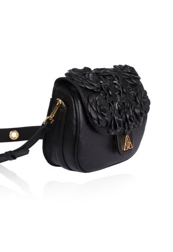 Bolsa Andy Flowers Preto | Sob Encomenda