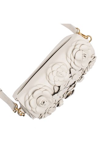 Bolsa Andy Flowers Off White| Sob Encomenda