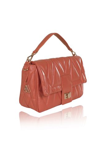 Bolsa Carrie Couro Tangerina