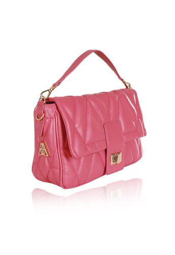 Bolsa Carrie Couro Pink Blush