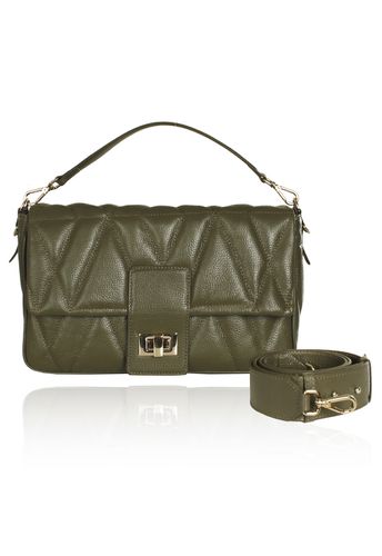 Bolsa Carrie Couro Militar