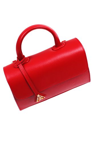 Bolsa Audrey Couro Vermelho