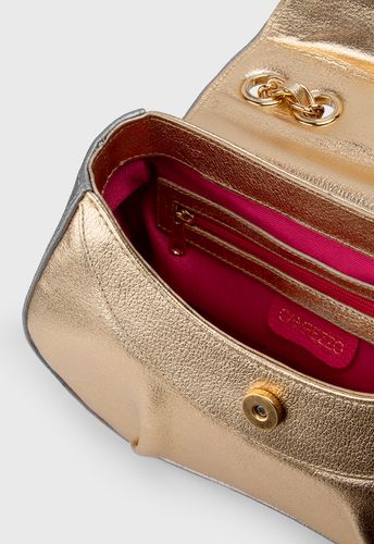 Bolsa Ballet Ouro com Grafite