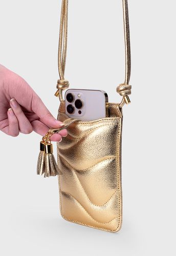 Porta celular Lumen Ouro