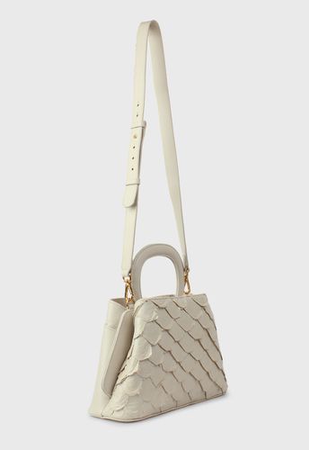 Bolsa Iara Off white Pirarucu