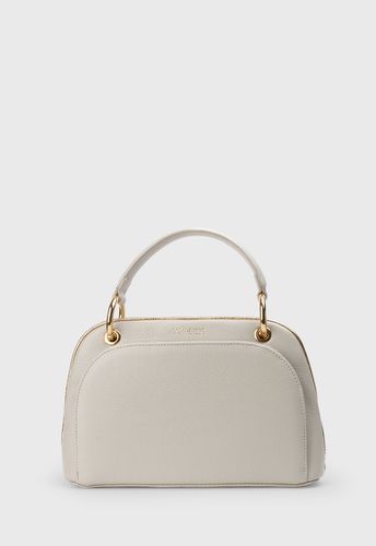 Bolsa Cora Off white com Ouro | Sob Encomenda