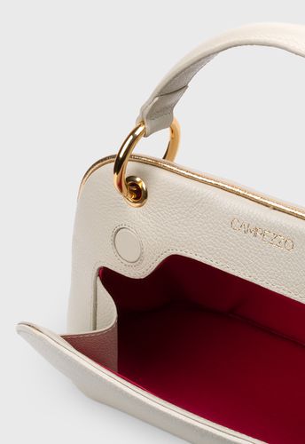 Bolsa Cora Off white com Ouro | Sob Encomenda