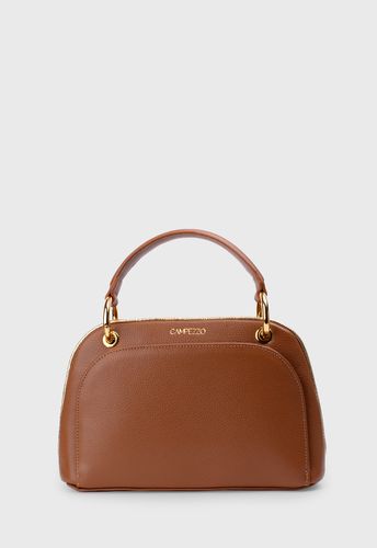 Bolsa Cora Caramelo com Onça