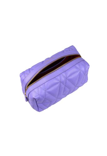 Necessaire Blush Grande Couro Lavanda