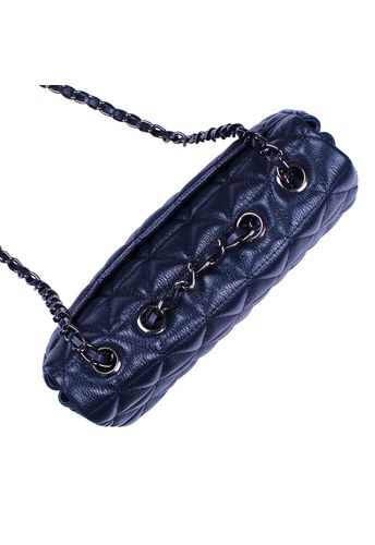 Bolsa Nina Petit Couro Marinho