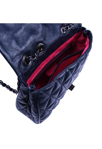 Bolsa Nina Petit Couro Marinho