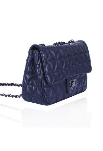 Bolsa Nina Petit Couro Marinho