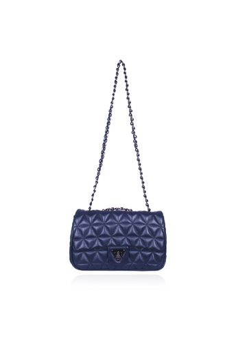 Bolsa Nina Petit Couro Marinho