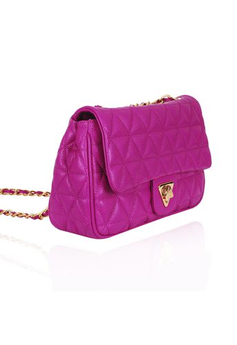 Bolsa Nina Petit Couro Orquídea