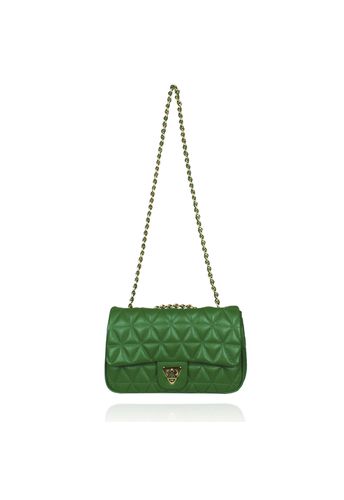 Bolsa Nina Petit Couro Bandeira