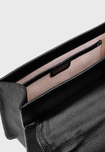 Bolsa Milena Preto com Off White Pirarucu