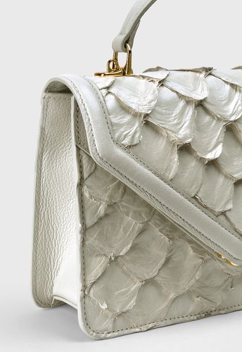 Bolsa Milena Off White Pirarucu | SOB ENCOMENDA