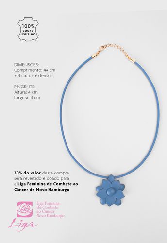 Colar Azul Jeans