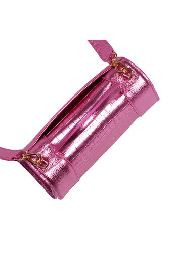 Bolsa Alice Couro Tutti Frutti Metalizado