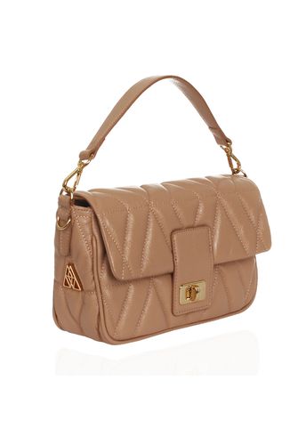 Bolsa Carrie Petit Couro Areia