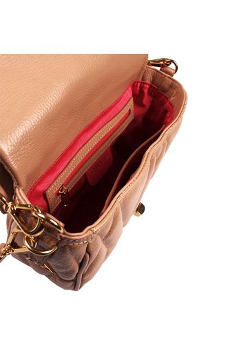 Bolsa Carrie Petit Couro Areia