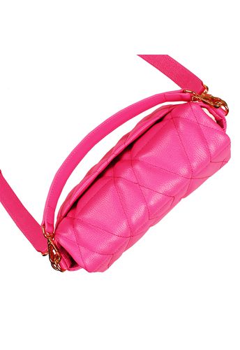 Bolsa Carrie Petit Couro Rosa Chiclete