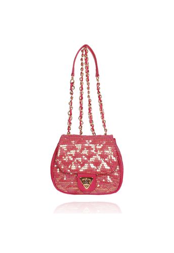 Bolsa Marilyn Petit Pink Paetê 