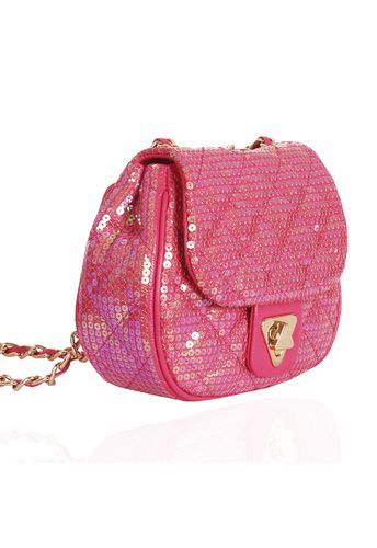 Bolsa Marilyn Petit Pink Paetê 