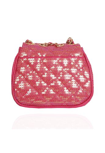 Bolsa Marilyn Petit Pink Paetê 