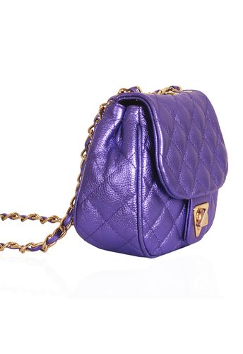 Bolsa Marilyn Petit Violeta Metalizado 