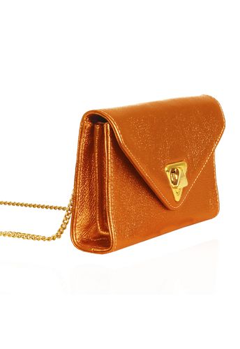 Bolsa Mia Ocre Metalizado