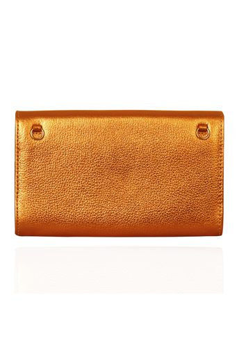 Bolsa Mia Ocre Metalizado
