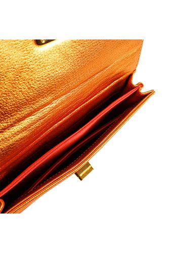 Bolsa Mia Ocre Metalizado