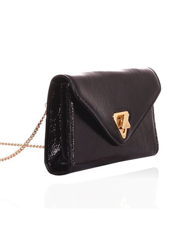 Bolsa Mia Preto Verniz