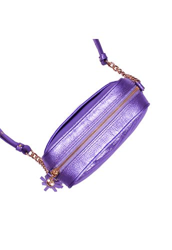 Bolsa Mini Lobby Violeta Metalizado